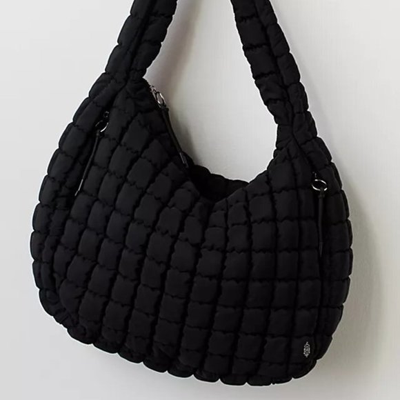 Free People FP Movement Quilted Carryall - Black - Picture 2 of 7